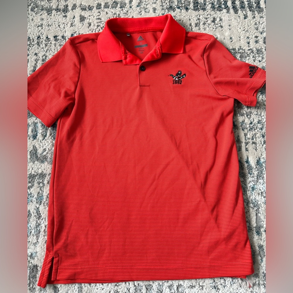 Boy’s Adidas Red Golf Polo. Size Medium